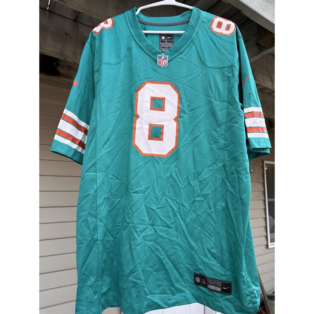 Nike Jevon Holland Miami Dolphins Aqua NFL Jersey Men’s L
